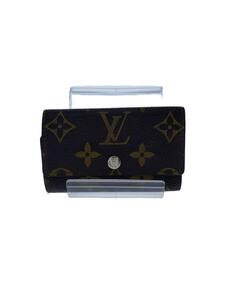 LOUIS VUITTON◆ミュルティクレ6_モノグラム_BRW/レザー/BRW/総柄/レディース