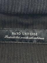 nano universe◆ブルゾン/XL/コーデュロイ/BLK/無地/668-2112201_画像3