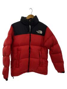 THE NORTH FACE◆NUPTSE DOWN JKT_ヌプシダウンジャケット/M/ポリエステル/RED