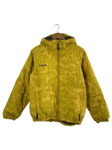 Columbia◆Khumbu Glacier Jacket/中綿ジャケット/S/ポリル/イエロー/総柄/PM5175