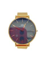 Daniel Wellington◆クォーツ腕時計/アナログ/-/BLK/GLD/ーー/DW00100161_画像1