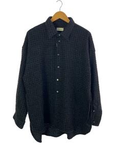 Toironier◆LAME TWEED SHIRT/FREE/ポリエステル/ブラック/2330003