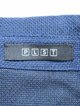 PLST◆テーラードジャケット/XL/ポリエステル/NVY/無地_画像3