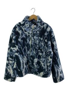 ABSOLUTELY FUCKING BITCH/1969 Print Boa JKT/XL/ポリエステル/BLU