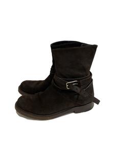 KRISVANASSCHE◆ブーツ/42/BRW/レザー/10AW/oily suede calf Ankle Boot