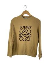 LOEWE◆長袖カットソー/S/コットン/BEG_画像1