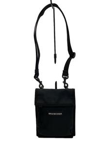 BALENCIAGA◆ショルダーバッグ/ポリエステル/BLK/655982・1000・T・527277