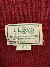 L.L.Bean◆セーター(厚手)/XL/ウール/RED/high trek yarn/80s-90s/USA製_画像3