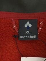 mont-bell◆フリースジャケット/XL/ポリエステル/RED/無地/1106690_画像3
