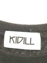 KIDILL◆Tシャツ/FREE/コットン/ブラック_画像3