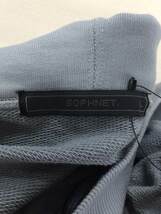 SOPHNET.◆21SS/WIDE SWEAT HOODIE/パーカー/L/コットン/ブルー/SOPH-210048_画像4