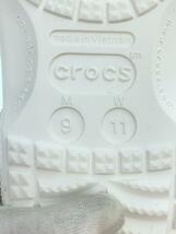 crocs◆サンダル/US9/WHT/10126_画像5