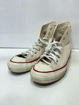 CONVERSE◆ハイカットスニーカー/US8.5/WHT/キャンバス/日本製_画像2