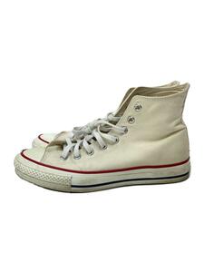 CONVERSE◆ハイカットスニーカー/US8.5/WHT/キャンバス/日本製