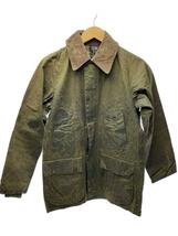 Barbour◆オイルドジャケット/KHK/3クラウン/90s/BEDALE_画像1