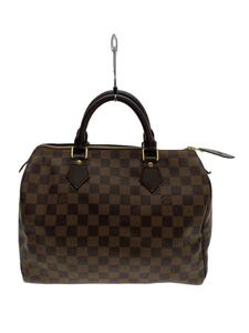 LOUIS VUITTON◆2)スピーディ30_ダミエ・エベヌ_BRW/PVC/BRW