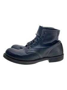 RED WING◆レースアップブーツ/27cm/BLK/レザー/9160/ワークブーツ/USA製/