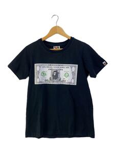 A BATHING APE◆Tシャツ/S/コットン/BLK/プリント