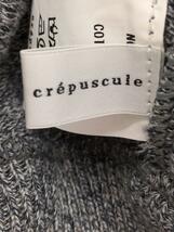 crepuscule◆ニットベスト(薄手)/2/コットン/GRY/2201-003_画像3