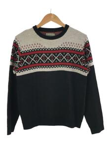 RADIALL* свитер ( толстый )/S/ шерсть / черный / общий рисунок /rad-12aw-spot-knit003