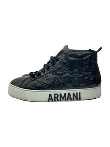 ARMANI EXCHANGE◆ハイカットスニーカー/US6/BLK