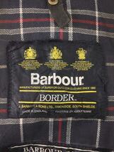 Barbour◆BORDER WAX JACKET/ジャケット/-/-/GRY/無地_画像3