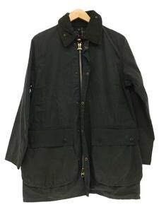 Barbour◆BORDER WAX JACKET/ジャケット/-/-/GRY/無地