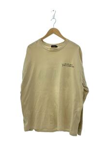 BEAMS◆長袖Tシャツ/XL/コットン/ベージュ/セレクト/古着