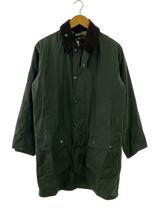 Barbour◆BORDER WAX JACKET/ボーダー/オイルドコート/34/コットン/カーキ/MWX0008SG91_画像1