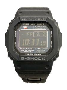 CASIO◆ソーラー腕時計・G-SHOCK/デジタル/BLK