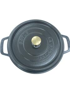 Staub◆鍋/サイズ:24cm/BLK/3.8L/40500-241