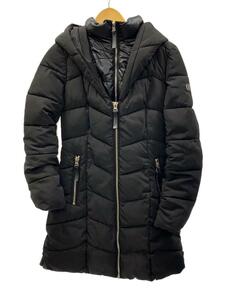 Calvin Klein* long down jacket /XS/ acrylic fiber /BLK/ plain 