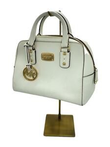 MICHAEL KORS◆ハンドバッグ/PVC/WHT/35S3GSAS1L