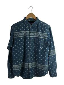 THE NORTH FACE PURPLE LABEL◆COOLMAX INDIGO CHAMBRAY PRINT SHIRT/M/コットン/IDG