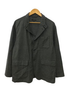 Engineered Garments◆シャツジャケット/S/ウール/GRY/ガンクラブチェック/袖口汚れ有