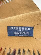 BURBERRY LONDON◆ノバチェックマフラー カシミア/BEG/レディース_画像2