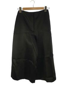 theory◆23model/Bonded Satin Wide Leg Culotte Eb/2/BLK/01-3106406