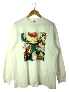 Levi’s Vintage Clothing◆80s LS GRAPHIC/SQUIRREL/長袖Tシャツ/M/コットン/WHT