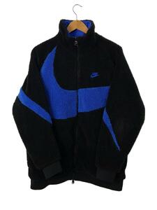 NIKE◆SWOOSH FULL ZIP JACKET/L/ポリエステル/ブラック/BQ6546-009