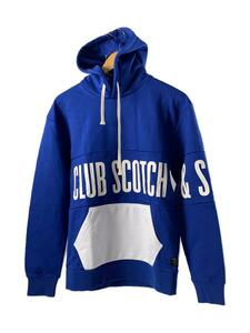 SCOTCH&SODA◆CLUB SCOTCH/パーカー/S/コットン/BLU/無地