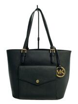 MICHAEL KORS◆30H4GTTT2L 230 Luggage/トートバッグ/レザー/ブラック/マイケルコース_画像1