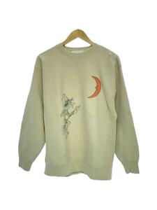 JieDa◆VINTAGE SWEAT CREW WITCH/スウェット/1/コットン/BEG/Jie-22W-CT08-A