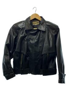 LEGNA BIS/ umbrella yoke Short single rider's jacket /9/ leather 