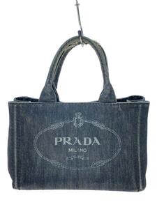 PRADA◆ハンドバッグ/キャンバス/BLK/1BG439