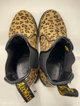 Dr.Martens◆サイドゴアブーツ/UK4/BEG/スウェード/レオパード/25021927/はげあり_画像3