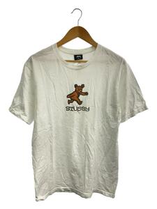 STUSSY◆Tシャツ/M/コットン/WHT