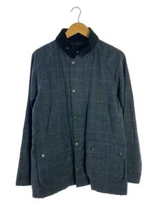 Barbour◆ジャケット/38/ウール/NVY/チェック/1302237/SL BEDALE WOOL