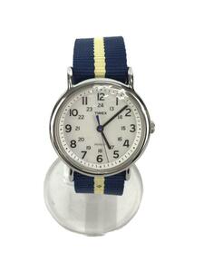TIMEX◆クォーツ腕時計/アナログ/ナイロン/NVY/TW2U84500