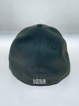 NEW ERA◆×MFC STORE/fifth anniversary/キャップ/7 1/2/ポリエステル/BLK/メンズ_画像3