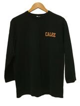 CALEE◆長袖Tシャツ/M/コットン/BLK_画像1
